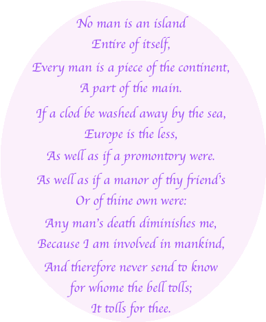 John Donne: 'For Whom the Bell Tolls'